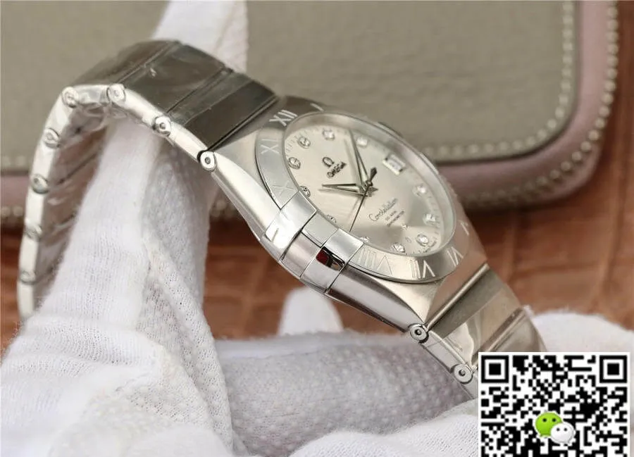 Omega Constellation 123.10.38.21.52.001 VS Factory 1:1 Best Edition Replica Watch Silver Case